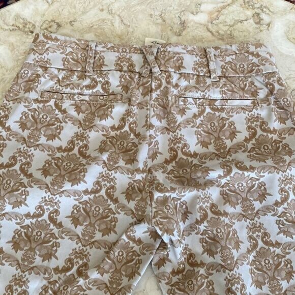 Anthropologie Cartonnier Charlie Ankle Slim Pants Brocade - Picture 4 of 6